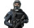 Elmridge E600 Gas Mask, Multiple Sizes - Each