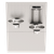 Haws 1011HSA RIVIVE Hydration Station Recessed Bottle Filler with Hi-Lo Fountains