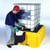 SpillTech IBC-WD Yellow 100% Polyethylene IBC Spill Pallet with Drain - 1 Pack