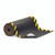 SpillTech NRT100S-HV Floor Grabber Black/Yellow Safety Edges Polypropylene/Adhesive Backing Hi-Viz High-Traffic Mat - 1 Pack
