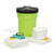 SpillTech SPKO-30-HV Bright Green Polypropylene Hi-Viz OverPack Oil-Only Drum Spill Kit - 1 Pack