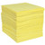 SpillTech YPF100H Commander Yellow Polypropylene Heavy Weight HazMat Pad - 100 Pack