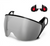 KASK WKI00020-520 Zen Visor Kit (Visor + Adapters), Silver Mirror, with adapters