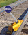 Aldon 4014-18 Two-Way Hinged Railroad Derail with Manual Sign Holder (for Locomotives)