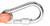 Guardian BNGEXTRPSSGOR Bungee Tool Tether Dimpled Carabiner