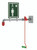 Wall Mounted Indoor Unheated Emergency Safety Shower with Galvanized Pipe