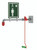 Wall Mounted Indoor Unheated Emergency Safety Shower with Stainless Steel Pipe