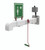 Wall Mounted Freeze-protected Safety Shower with Galvanized Pipe (120V)