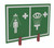 Universal Safety Shower and Eye/Face Wash Sign with Brackets, Outdoor Showers with Insulation