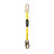 Guardian 01250 Single Leg Non-Shock Absorbing Lanyard with Snap Hooks, Multiple Lengths