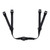 Hardknock 800-0-01 Black FIDLOCK Buckle 4-Point Chinstrap