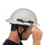 Hardknock 875-2-01 Black Rail-Mounted Pen Clip - Each