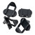 Hardknock 875-2-04 Black Rail-Mounted Headlamp Strap Clip - Each