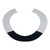 Hardknock 885-0 White/Gray Sun Shield - Each