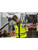 Majestic Glove 75-3245 Zipper Front High Visibility Yellow Heavy Duty Mesh Vest, ANSI 2, Type R