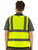 Majestic Glove 75-3245 Zipper Front High Visibility Yellow Heavy Duty Mesh Vest, ANSI 2, Type R