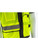 Majestic Glove 75-3245 Zipper Front High Visibility Yellow Heavy Duty Mesh Vest, ANSI 2, Type R