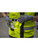 Majestic Glove 75-3245 Zipper Front High Visibility Yellow Heavy Duty Mesh Vest, ANSI 2, Type R