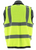 Majestic Glove 75-3245 Zipper Front High Visibility Yellow Heavy Duty Mesh Vest, ANSI 2, Type R