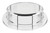 Justrite 12868 Polypropylene Closed Top Carboy System Cap Adapter - Each