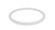 Justrite 12959 Platinum Cured Silicone Replacement Replacement O-Ring - 5/Pack