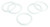 Justrite 12960 Platinum Cured Silicone Replacement Replacement O-Ring - 5/Pack