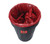 Justrite 1691 Red Liner Low Density Polyethylene Biohazard Waste Bag - 100 Count/Pack