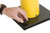 Justrite 1730BASE High Density Polyethylene Black Sleeve Base - Each