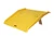 Justrite 1795 Yellow High Density Polyethylene Wide Portable Dock Plate - Each