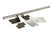 Justrite 1796 Black and Silver Metal Fixed Dock Plate Installation Kit - Each