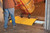 Justrite 1797 Yellow High Density Polyethylene Wide Portable Dock Plate - Each