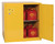 Justrite 1964X 60 gal Yellow Workbench Flammable Liquid Safety Cabinet - Each