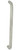 Justrite 24162 Wood Acid Cabinet Pull Handle - Each