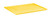Justrite 29051 Polyethylene Yellow Shelf Tray - Each