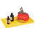 Justrite 29052 Polyethylene Yellow Shelf Tray - Each