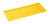 Justrite 29053 Polyethylene Yellow Sump Shelf Tray - Each