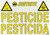 Justrite 29984 Bilingual Pesticide Label - Each