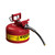 Justrite 7210120 Steel 1.68 in Type II AccuFlow Safety Can - Each