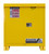 Justrite 813000 Yellow 18 gauge Steel Outdoor Flammable Cabinet - Each