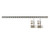 Justrite 84000 Steel Seismic Bracket Adapter Kit without Drill - Each