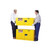 Justrite 891300 18 gauge Steel Sure-Grip EX Piggyback Flammable Cabinet - Each