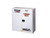 Justrite 8930053 White 18 gauge Steel Sure-Grip EX Flammable Waste Cabinet - Each