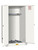 Justrite 896205 55 gal White Sure-Grip EX Flammable Drum Cabinet - Each