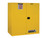 Justrite 899120 110 gal Yellow Sure-Grip EX Flammable Drum Cabinet - Each