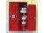 Justrite 915405 Red Powder Coated Steel Fire Suppression Dry Chemical System - Each