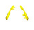 Checkers Safety CPRL-3GD-DO-Y Yellow Polyurethane Accessibility Rail - Each