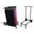 Checkers Safety CT4W-ST Black 4 Wheel Transport Cart - Each
