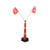 Checkers Safety DELFS3OBWUNI 12 in Orange Airplane Scimitar & Winglet Protector Wing Whip - Each