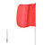 Checkers Safety FS3-QD-O 12 x 11 in Plain Orange General Purpose Non-Lighted Warning Whip - Each