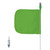 Checkers Safety FS5L-G 12 x 11 in Plain Green General Purpose Non-Lighted Warning Whip - Each